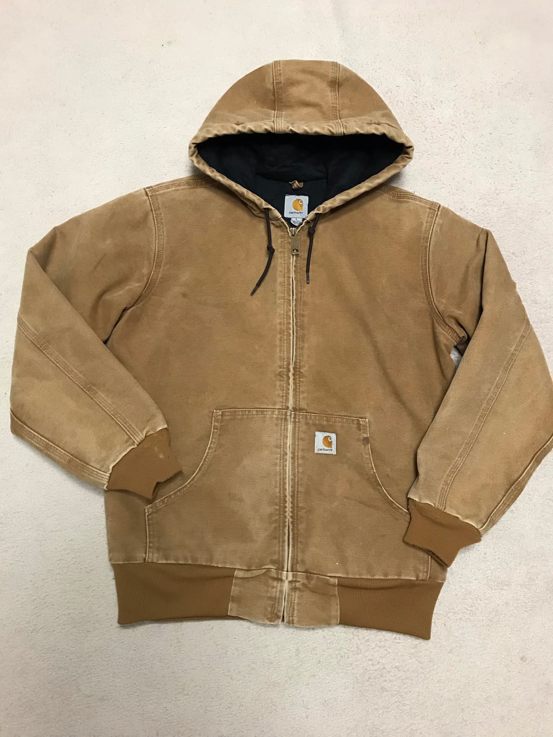 칼하트의 브라운컬러 130 액티브 워크 자켓 S 상품이미지2