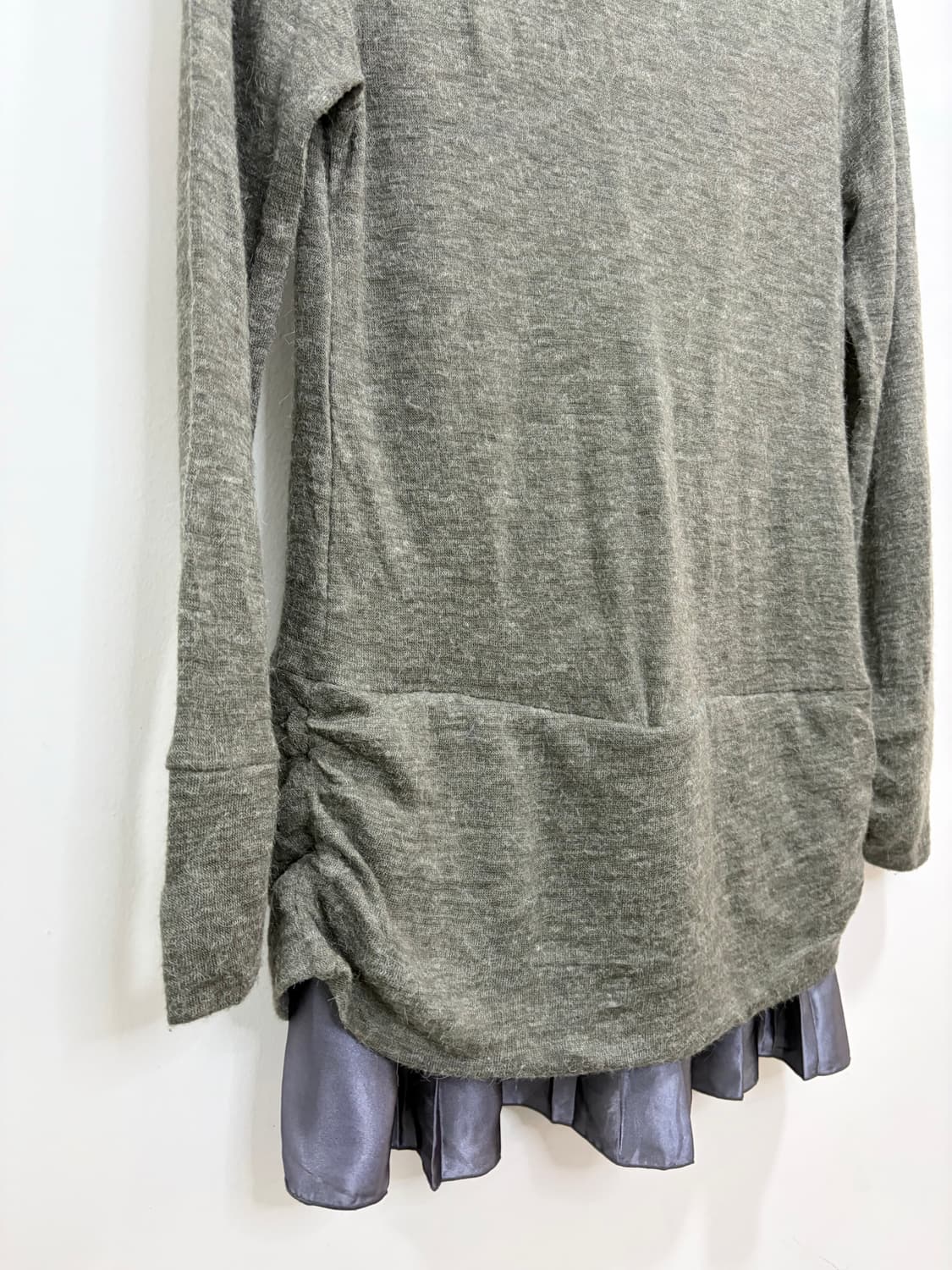 Beams boy 프릴 레이어드 그레이 니트 상품이미지9