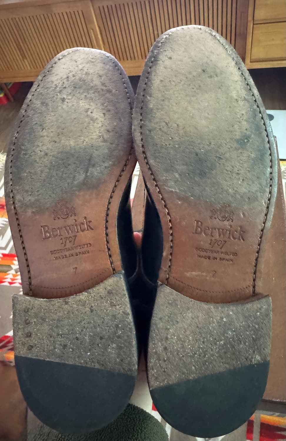 버윅 유팁 더비신발 홍창 7사이즈 상품이미지7