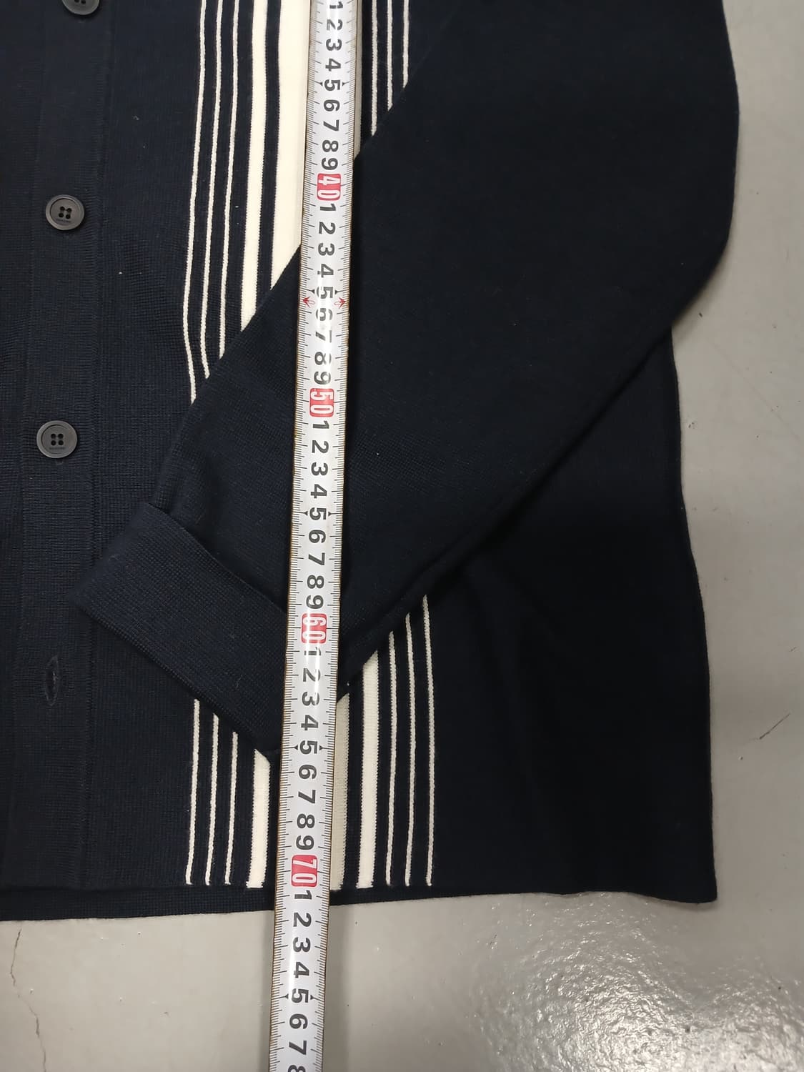 Sandro 남성 스트라이프 가디건 XL 상품이미지5