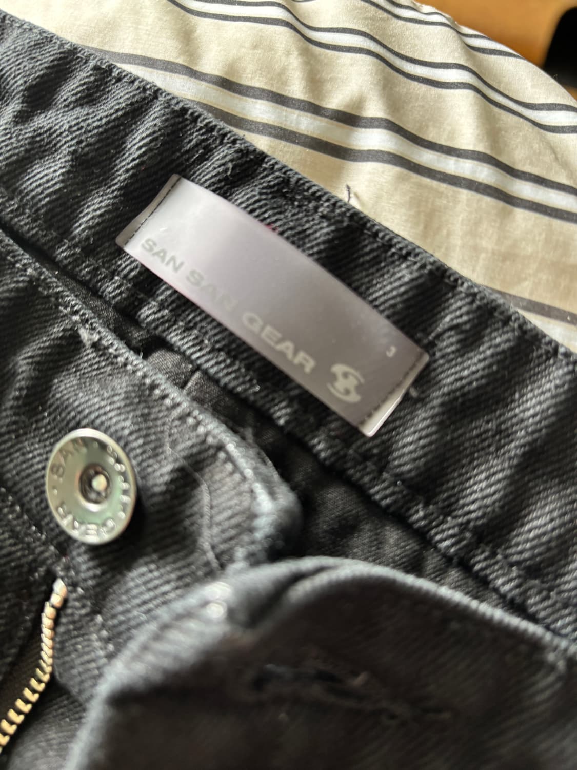 산산기어 COTTON WAVE PANTS [BLACK] 3 size 상품이미지4