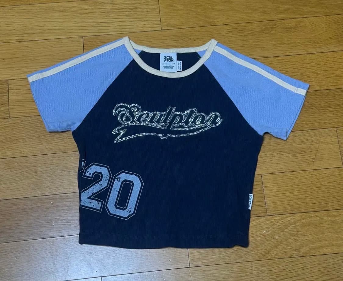 스컬프터 쥬얼 레터링 티셔츠 상품이미지2