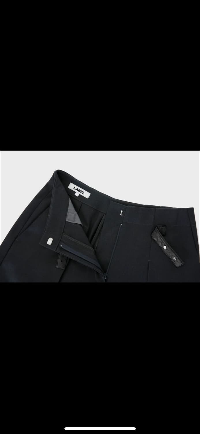 LABEL 블랙와이드 핀턱팬츠 / 테일러드팬츠 상품이미지6