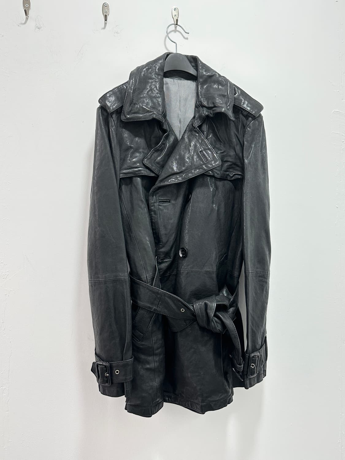SHEEPSKIN coating leather coat 상품이미지5