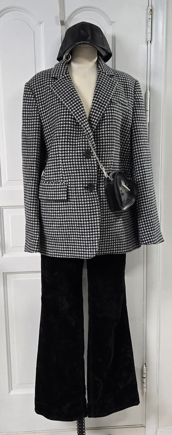 보카바카 체크자켓/플로우진 벨벳팬츠 상품이미지1