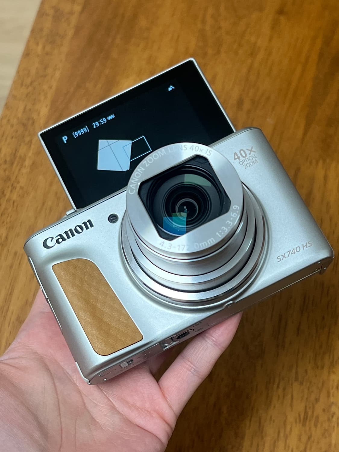 캐논 sx740 hs 실버 디지털 카메라 상품이미지3