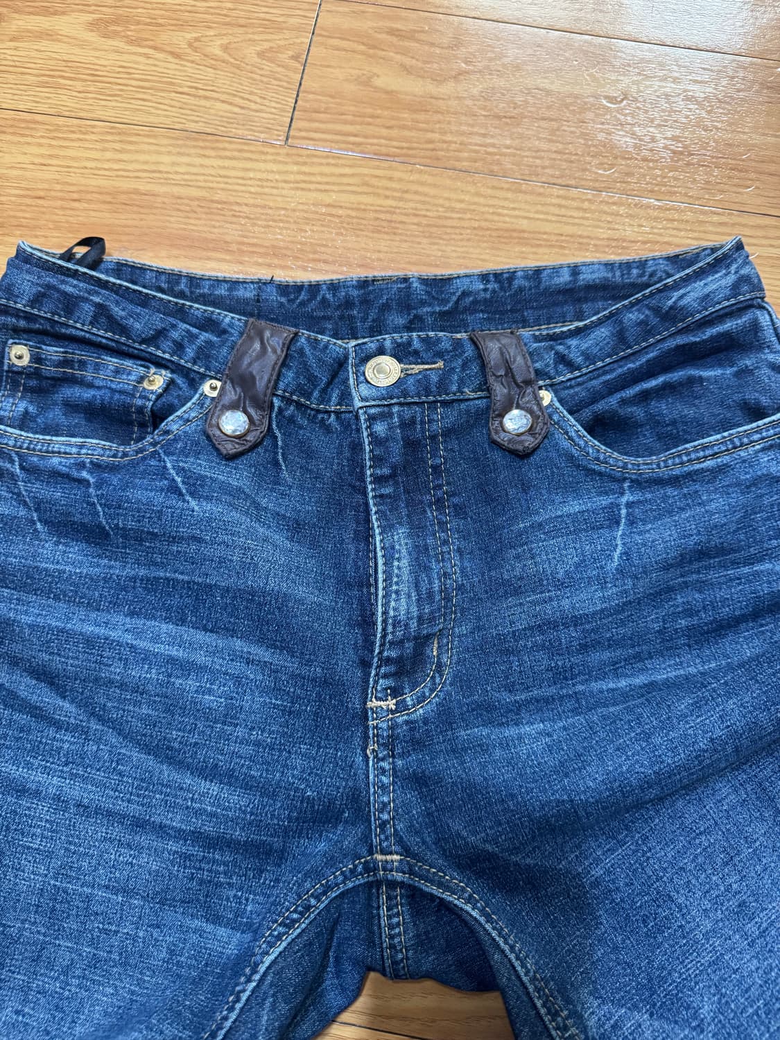 갸루 세미와이드팬츠 상품이미지3