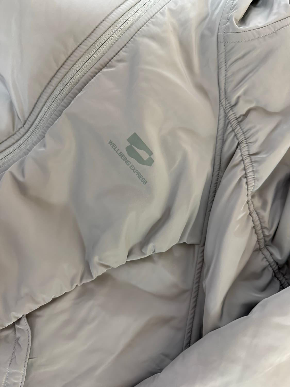 웰빙익스프레스 패딩 카키그레이 S (새상품) 상품이미지4