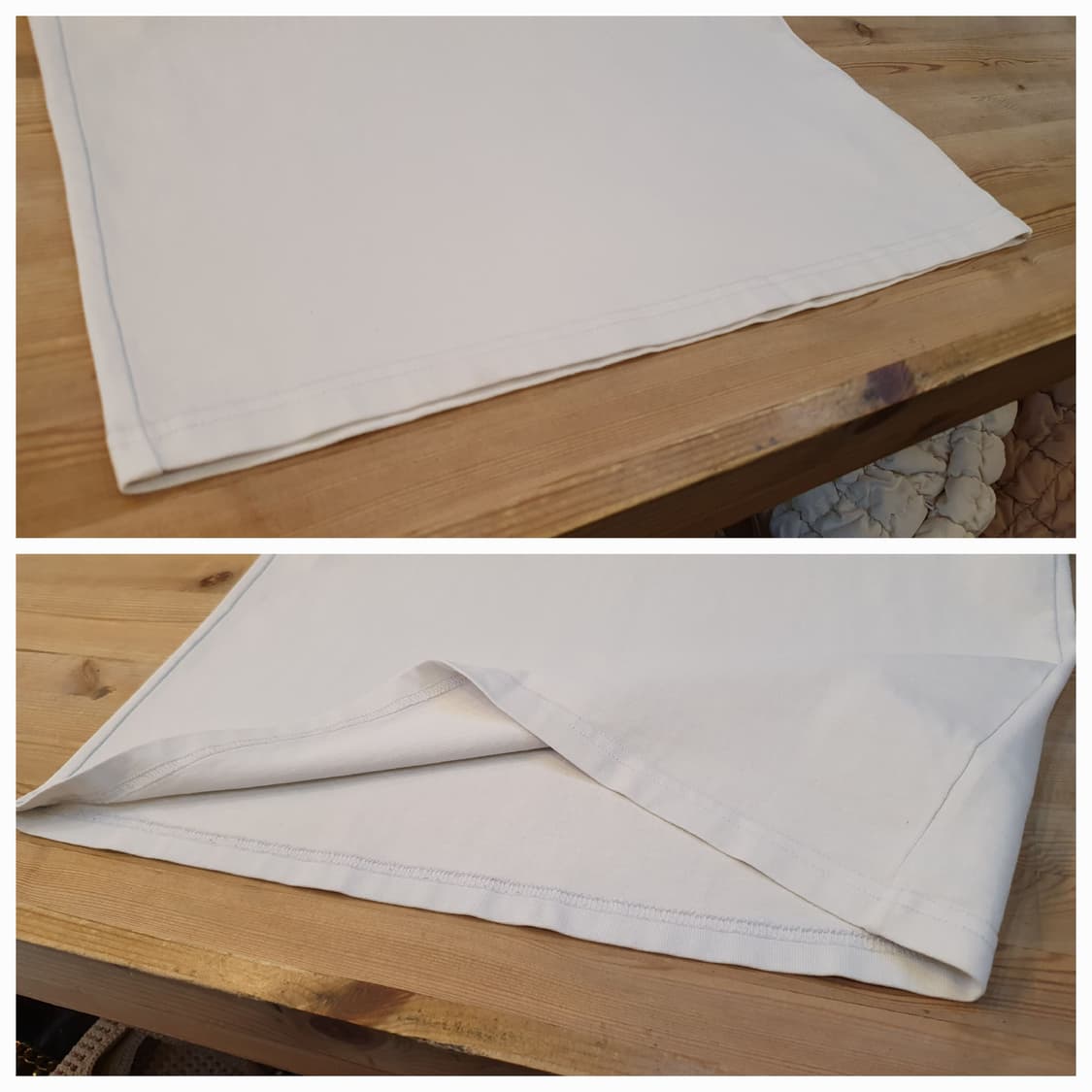 90/66.아미 화이트 반팔티(공용)  상품이미지5