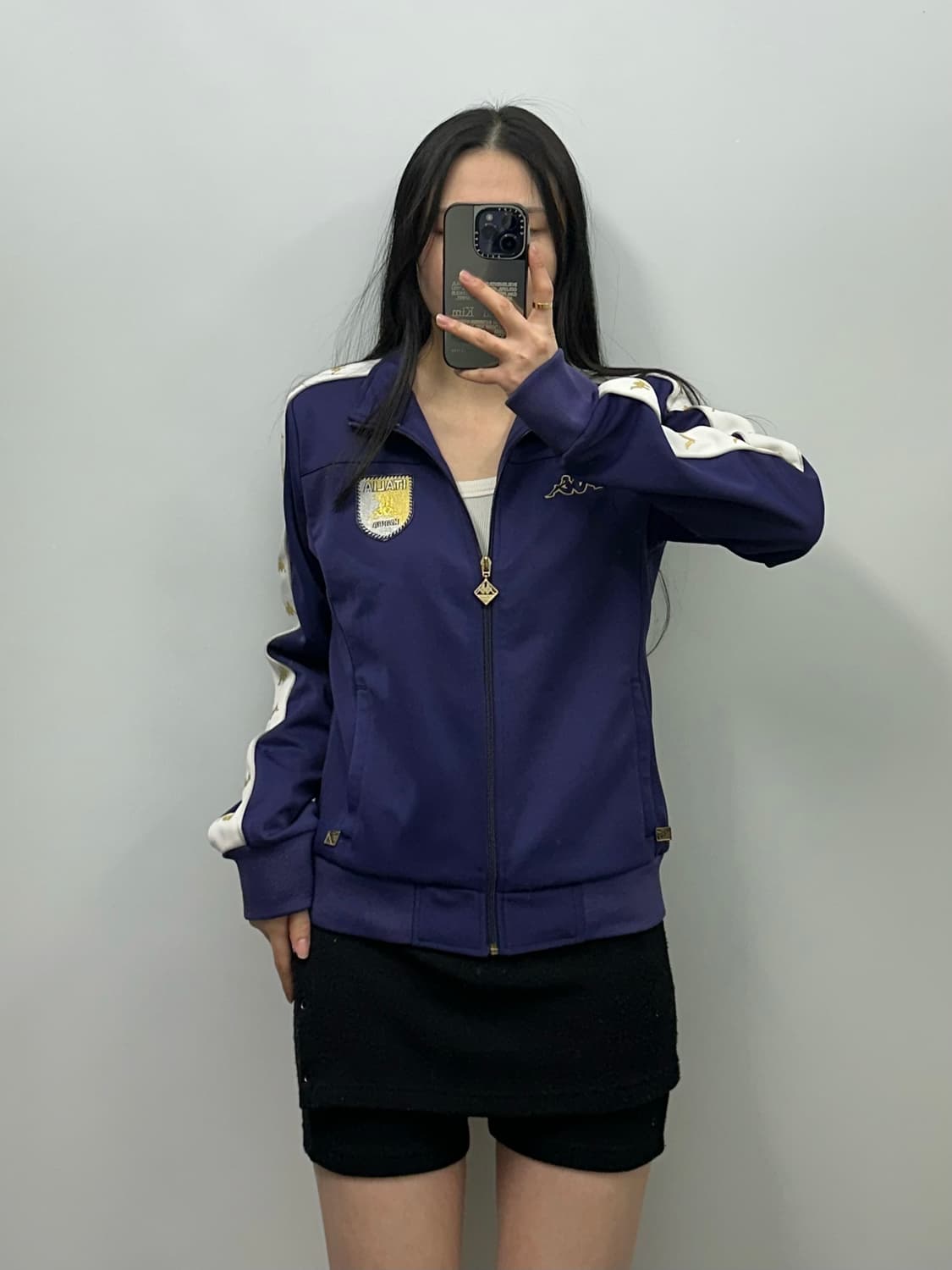 카파 이탈리아 y2k 와투케 네이비 트랙 져지 상품이미지1