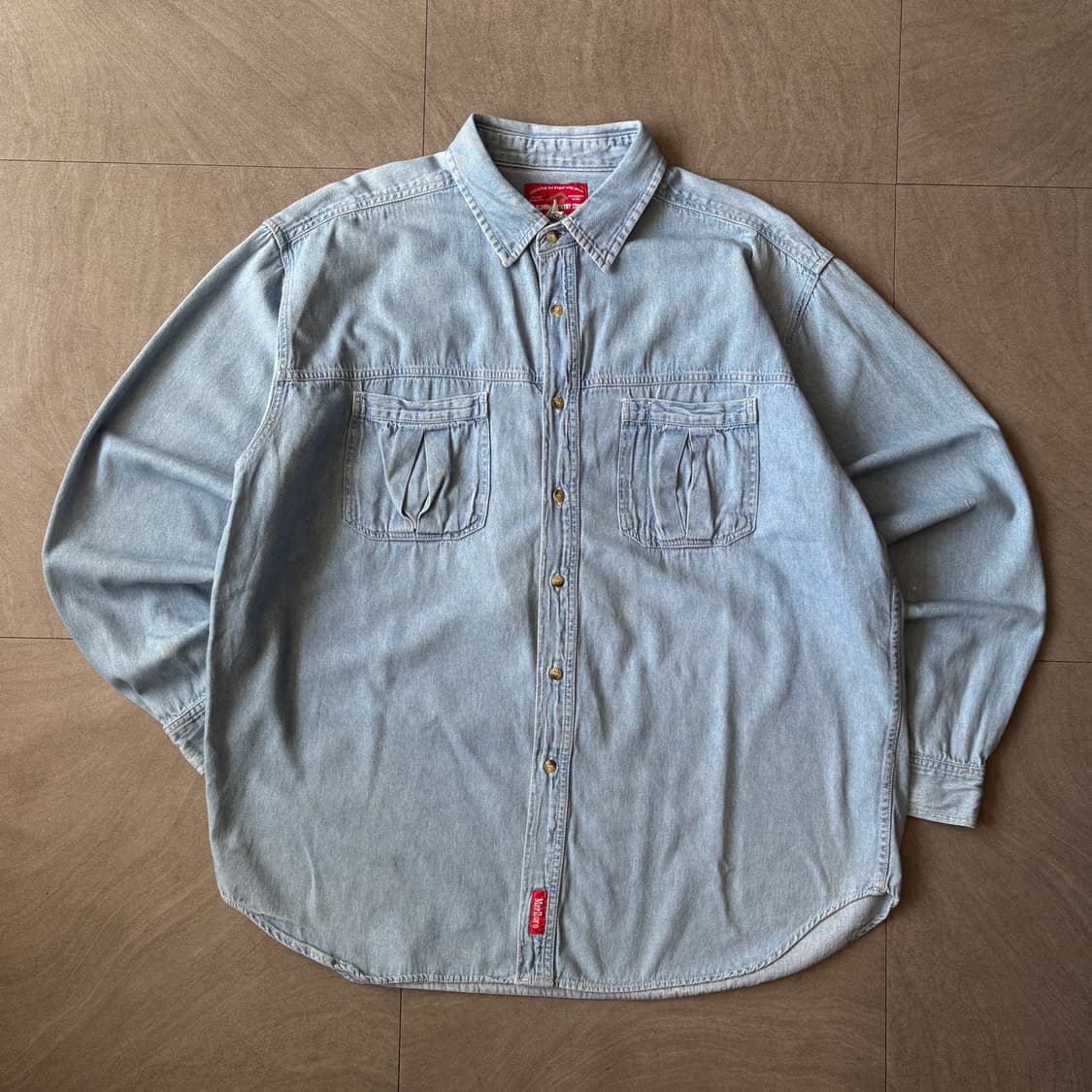 말보로 컨트리 정품 데님 청 셔츠 상품이미지1