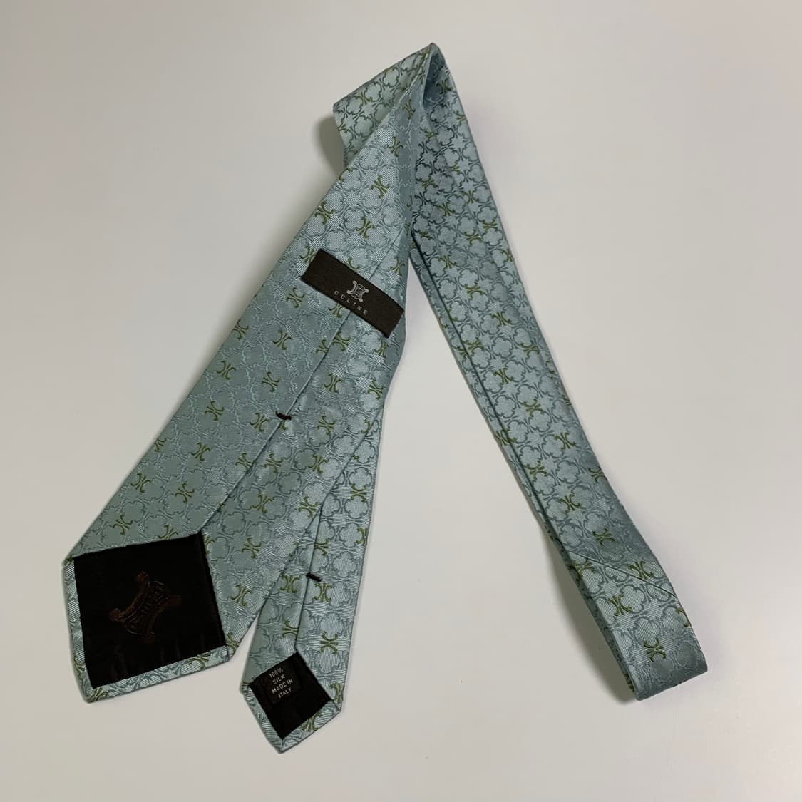 셀린느(CELINE) 모노그램 명품 혼주 결혼식넥타이 A+ 9.2cm 상품이미지9