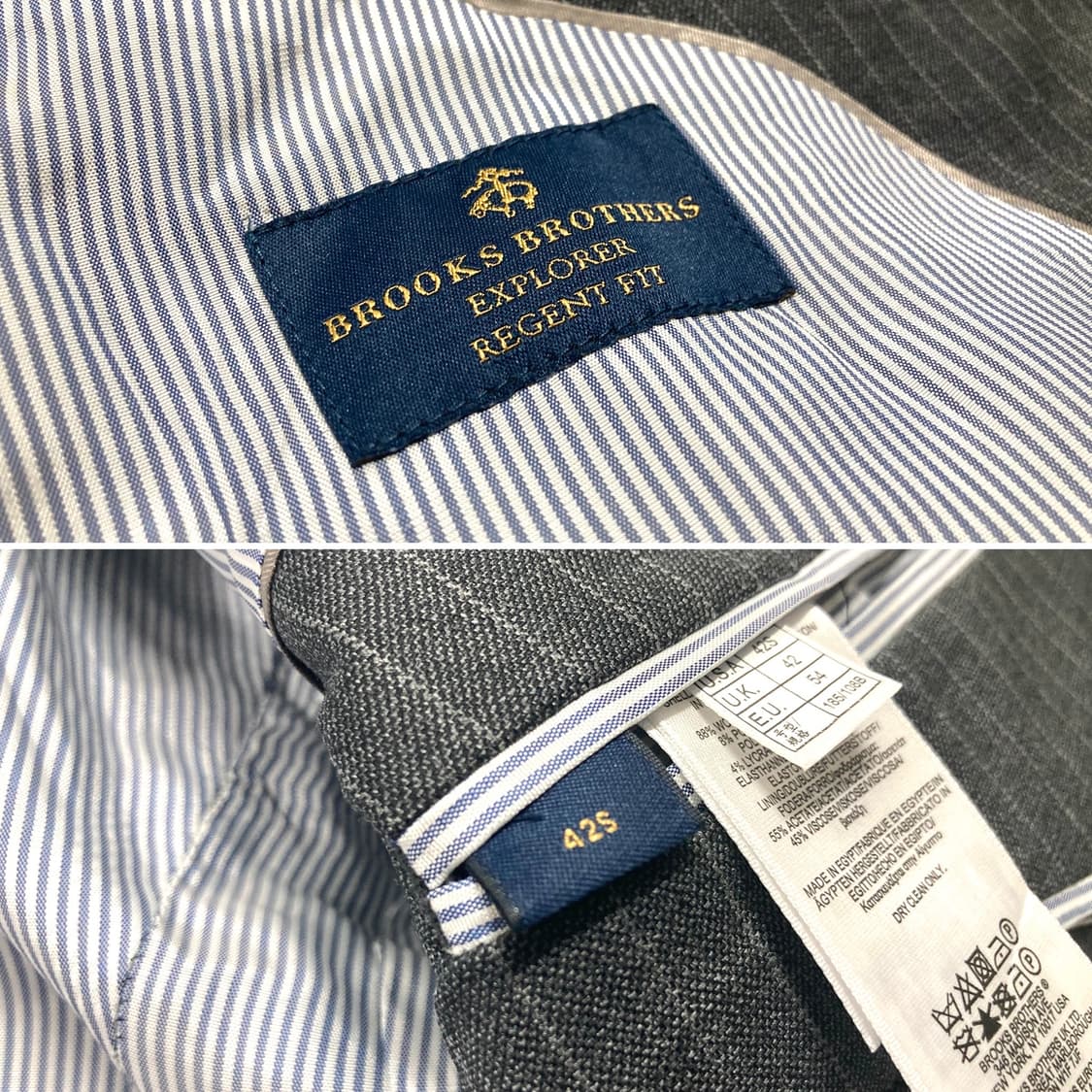 (거의 새것)브룩스브라더스 리젠트핏 블레이저 100-105, UK42S 상품이미지5