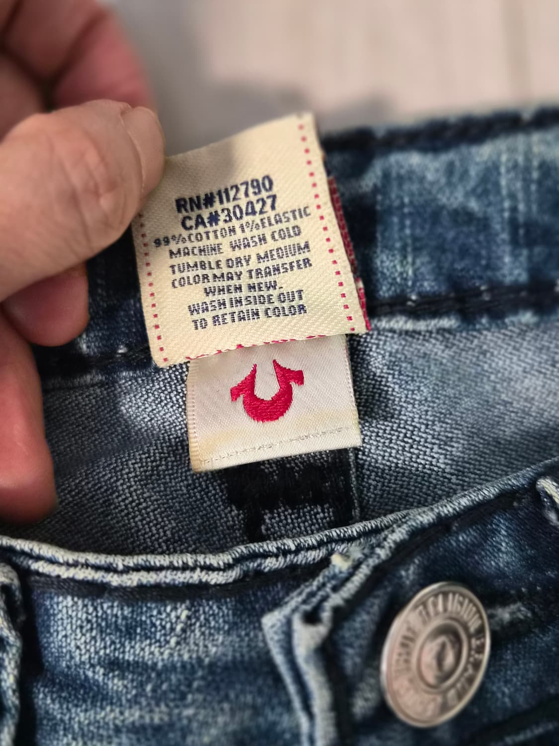 [정품] 트루릴리전 Joey 빅T 부츠컷 데님 (27사이즈) 상품이미지4