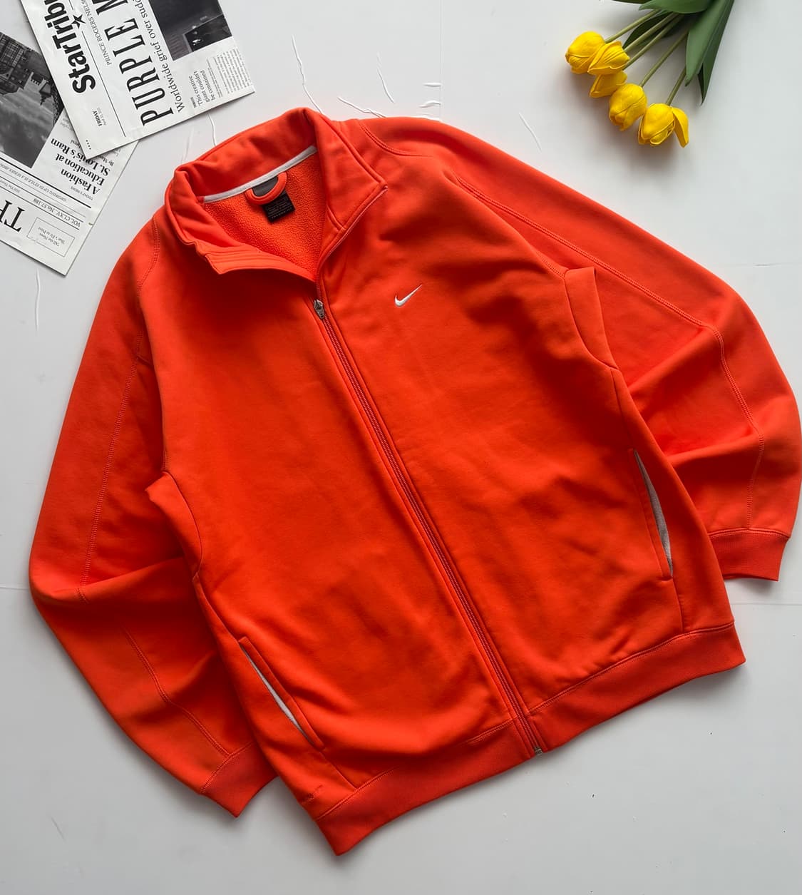 Nike 나이키 빈티지 오렌지 집업 상품이미지1