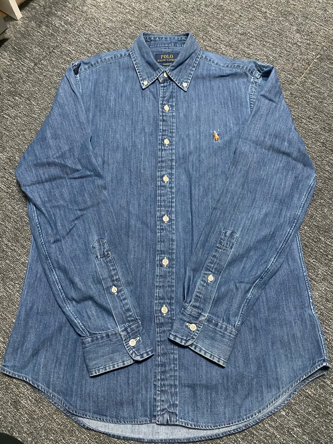 [반값이하정리] 최신QR택 폴로 데님 셔츠 정리 상품이미지6