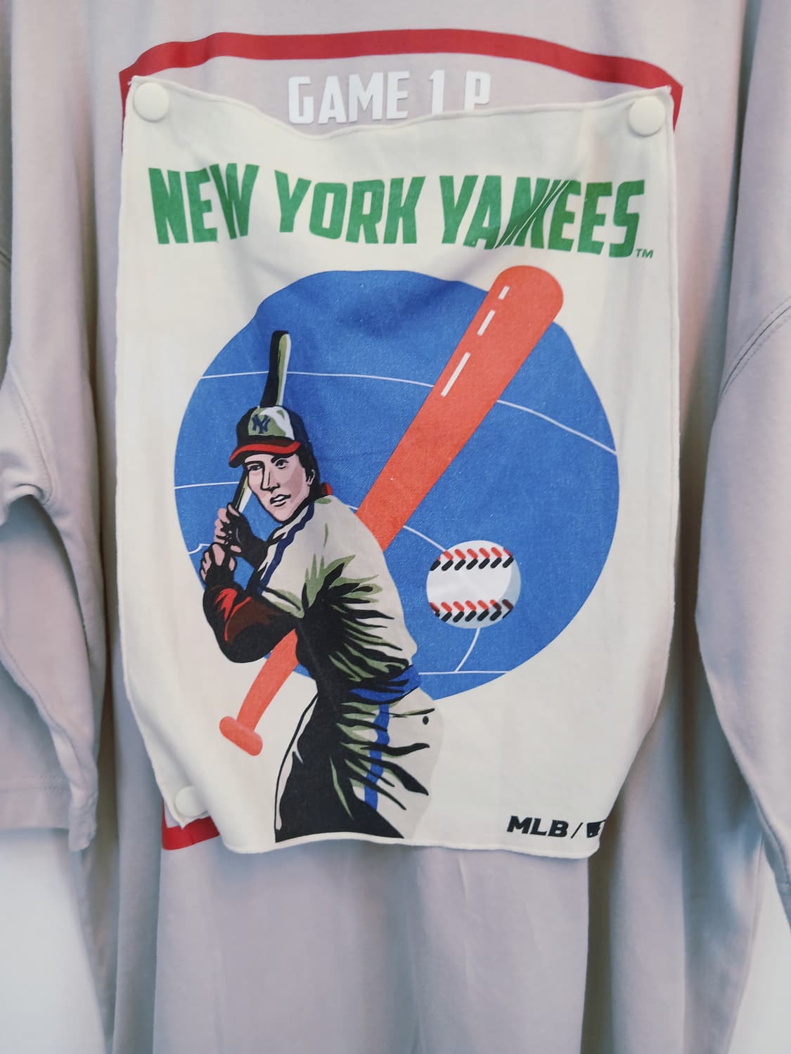 [MLB 정품] 뉴욕 양키스 빈티지 그래픽 오버핏 반팔티 / 90~105 상품이미지4