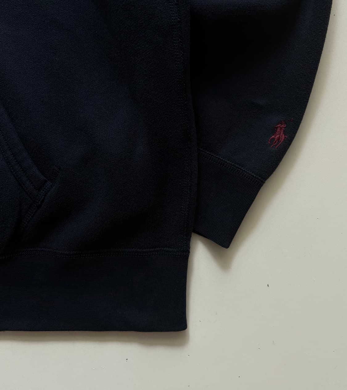 Polo 폴로랄프로렌 QR 빅로고 네이비 후드티 상품이미지4