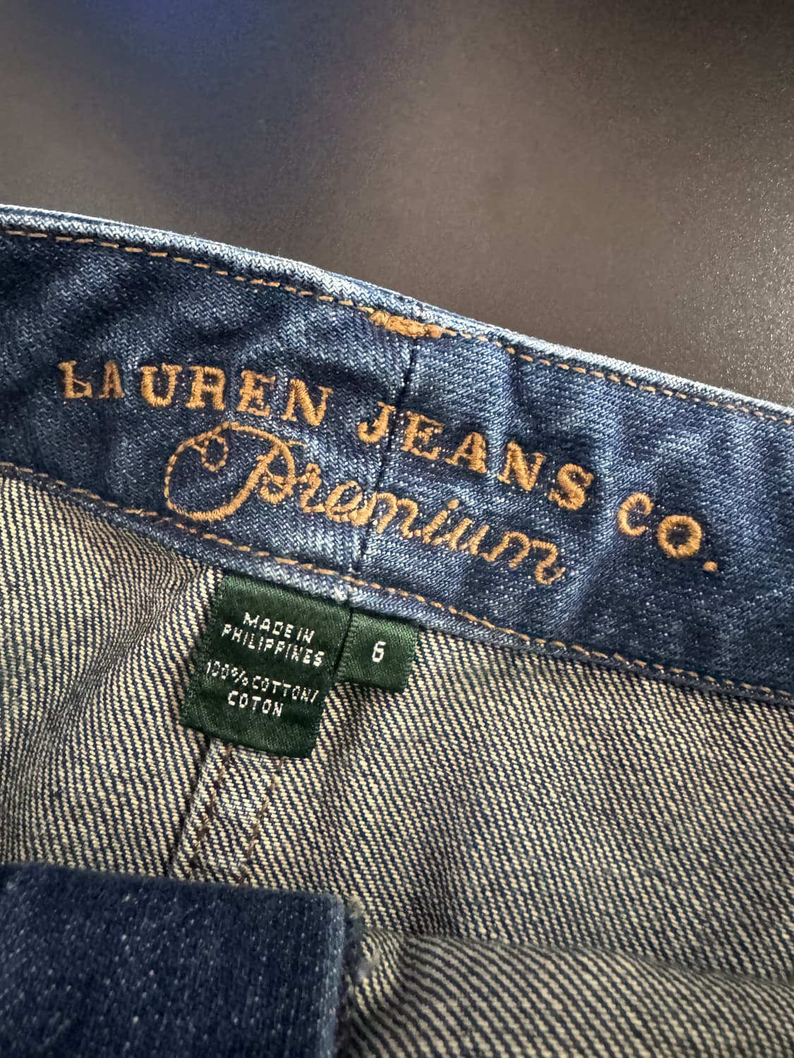 희귀!! 여성 랄프로렌 그린라벨 머메이드 데님 스커트 상품이미지3