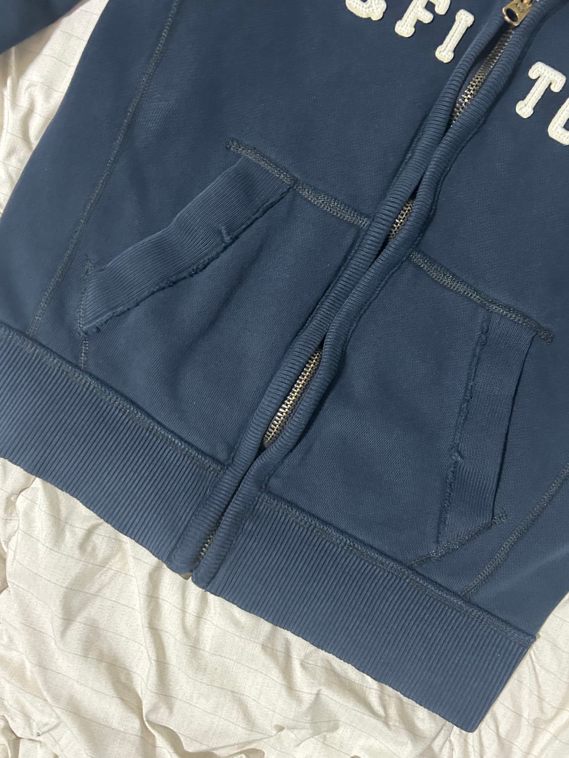 아베크롬비 아치로고 후드집업 상품이미지5