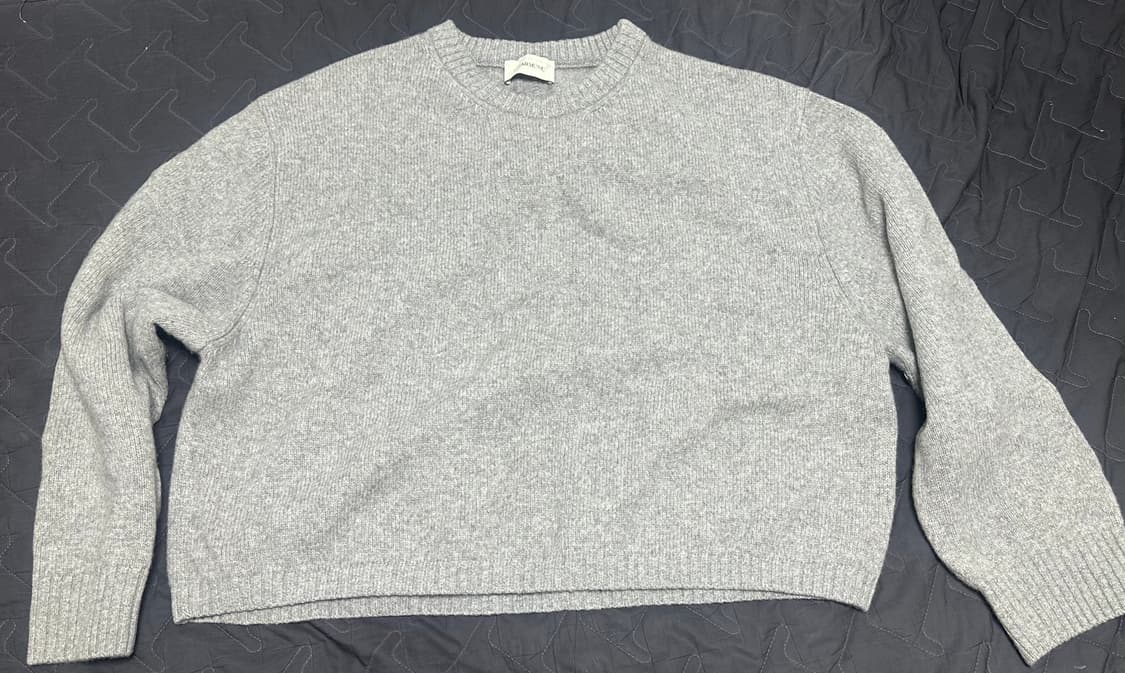 우마뭉 Pure saxon wool pull over 니트 L 상품이미지3