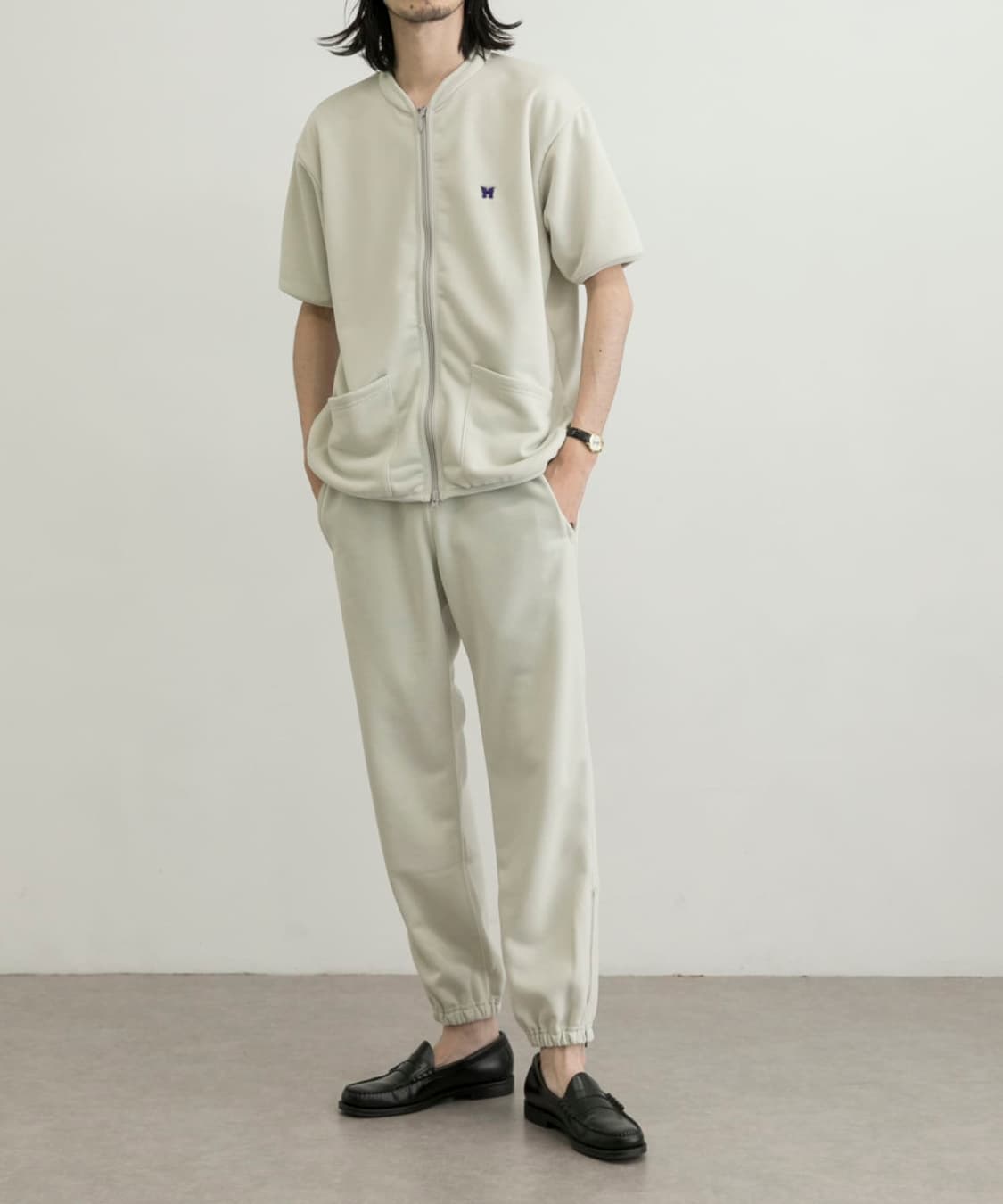 NEEDLES 니들스 S/S zipped Jacket (beige) 상품이미지7