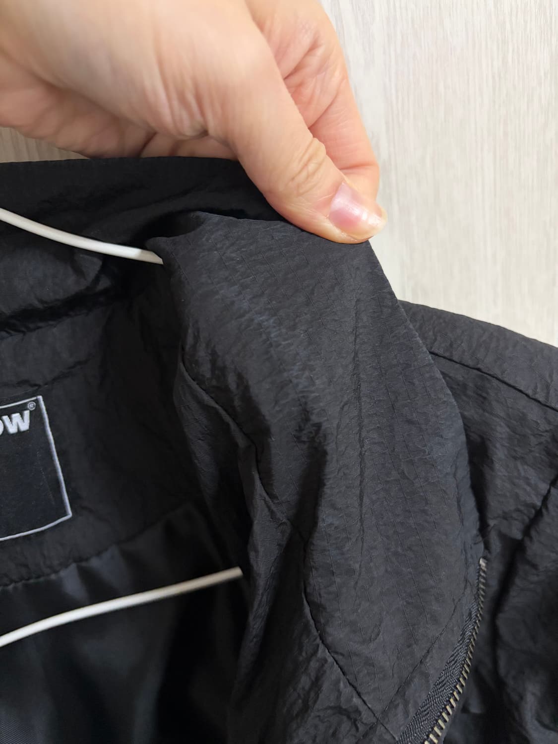 어글리쉐도우 셔링자켓 크롭 바람막이 상품이미지10