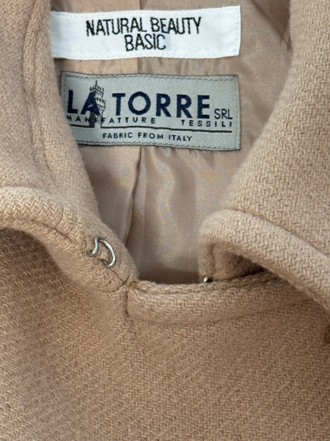 Natural beauty basic 빈티지 더블 버튼 숏코트 베이지 상품이미지2