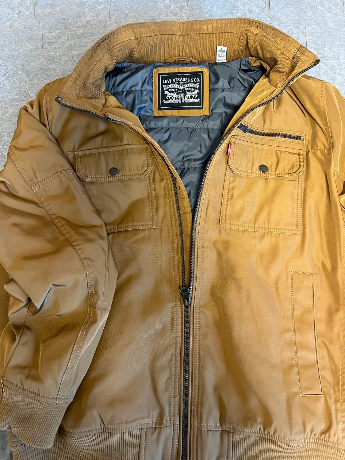 라바이스 트윌 스탠드 칼라 자켓(국내X) 상품이미지1