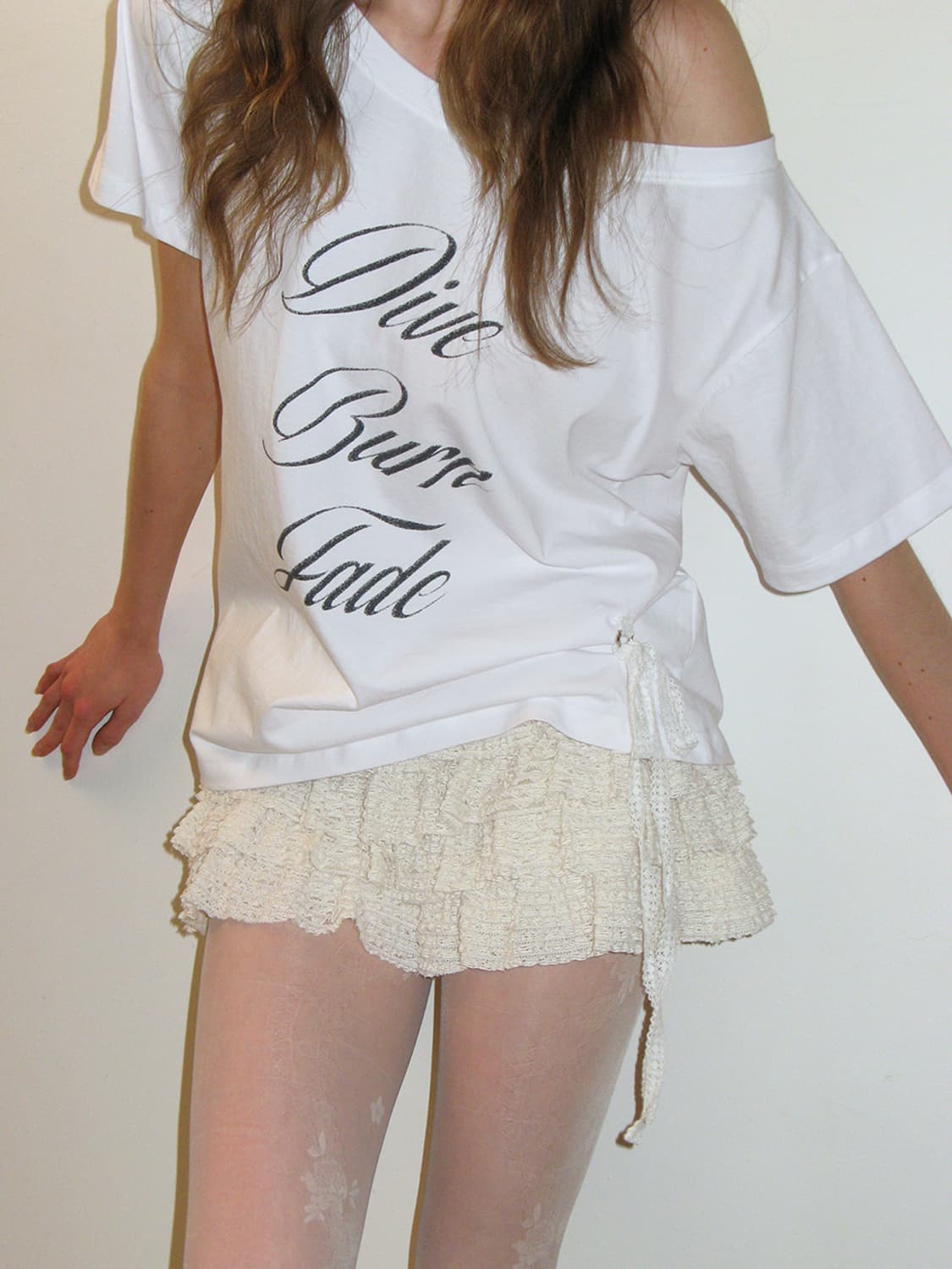 LACE STRING OFF SHOULDER TOP_WHITE 상품이미지2