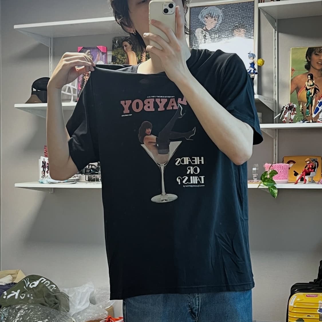 히스테릭 글래머 플레이보이 콜라보 반팔 티셔츠 상품이미지2