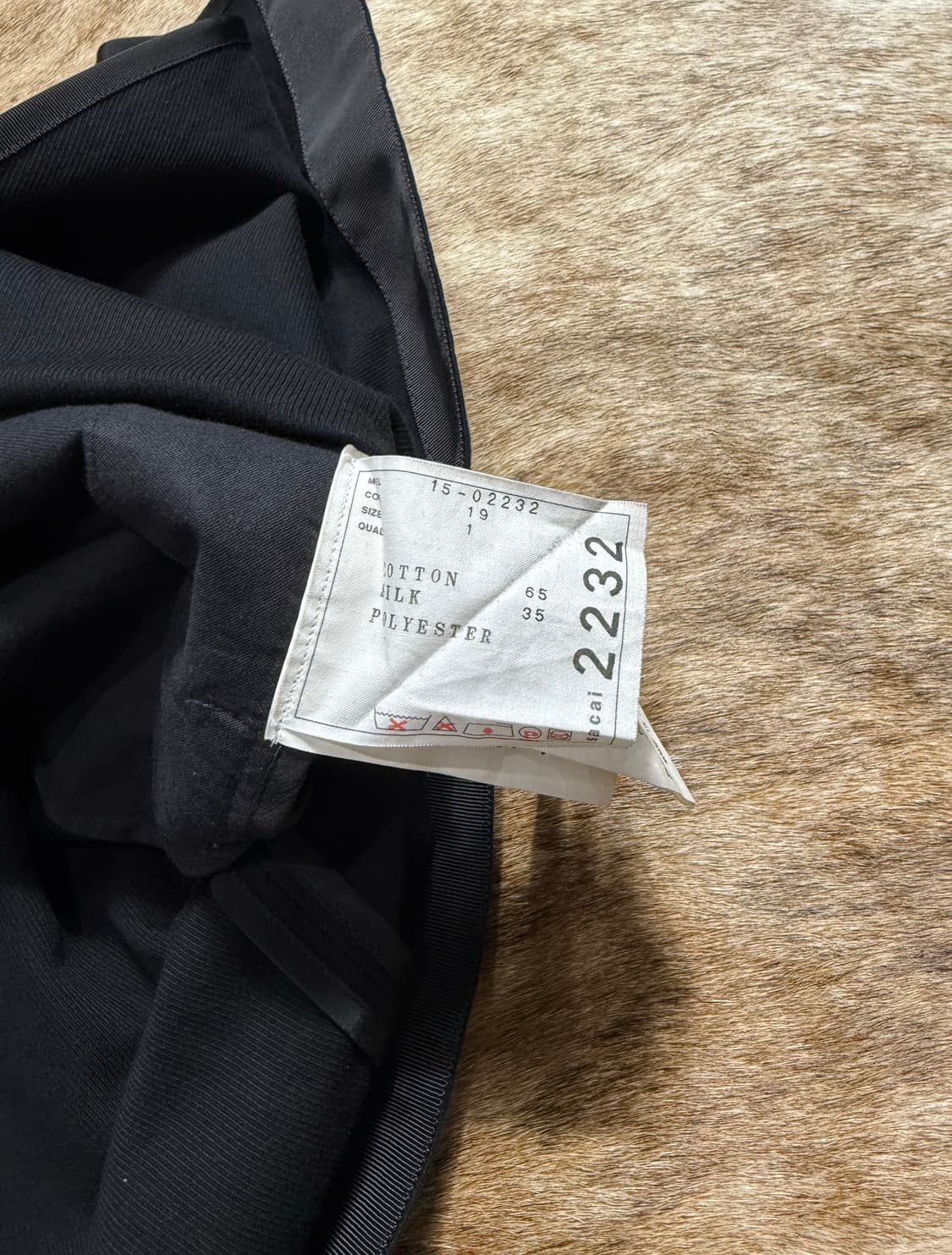 사카이 sacai  플리츠 랩 스커트  상품이미지9