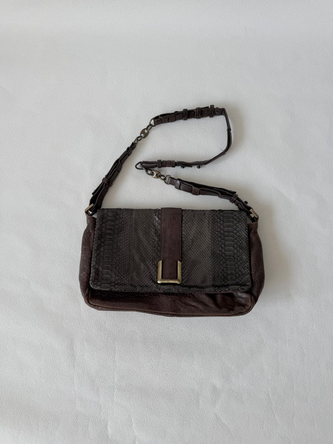 Pre owned 레더 크로스백 상품이미지1