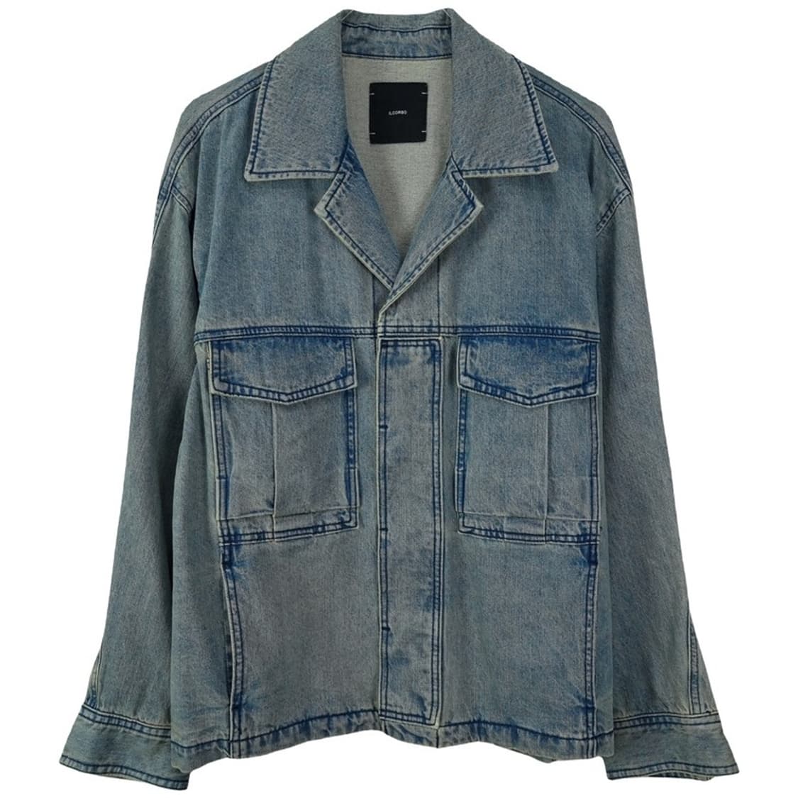 [일꼬르소] 루즈핏 워시드 데님 자켓 청자켓 M19476 상품이미지2