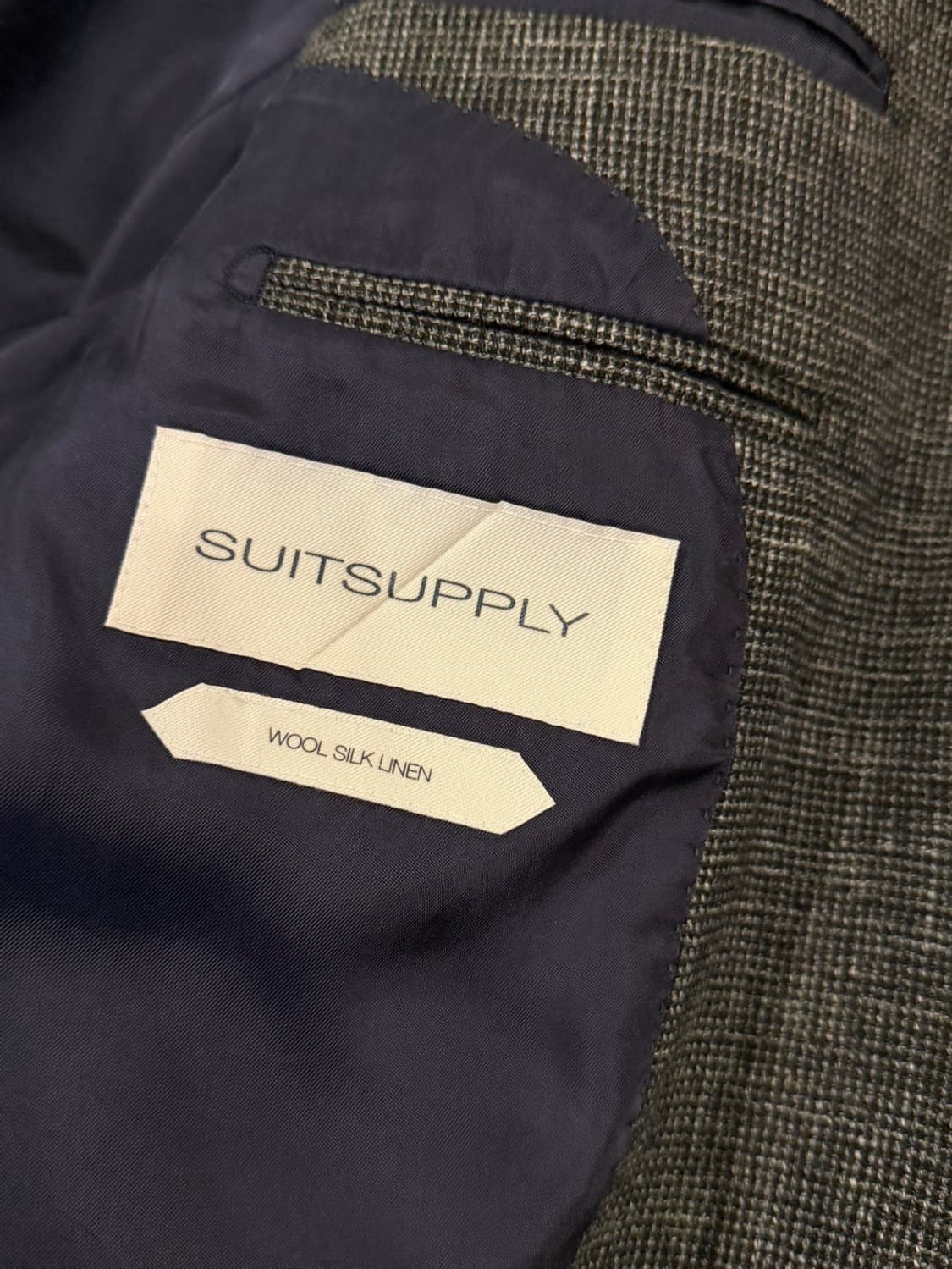 수트서플라이 울 실크 리넨 테일러드 자켓 100 상품이미지8