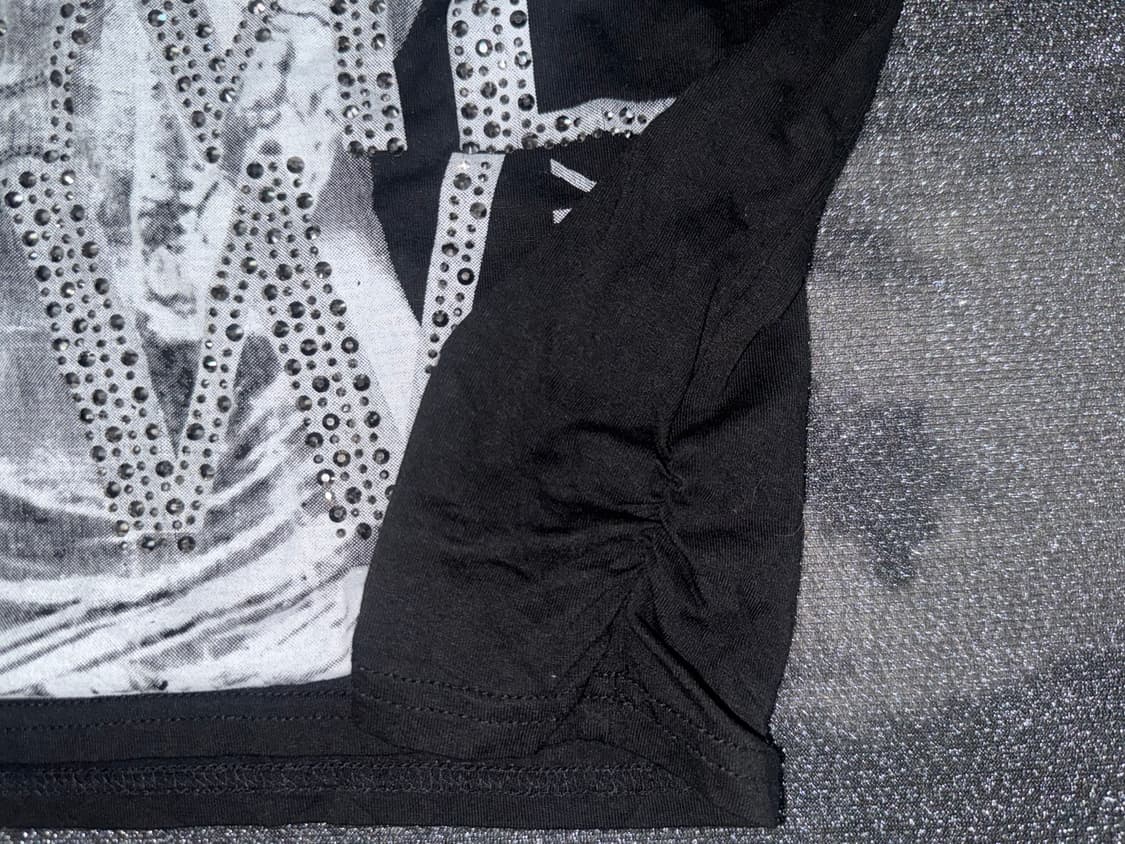 Punk black studded top 상품이미지6