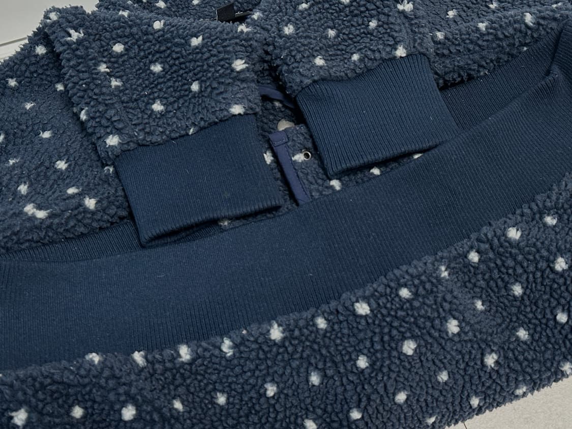 파타고니아 도트 땡땡이 플리스 자켓 네이비 상품이미지7