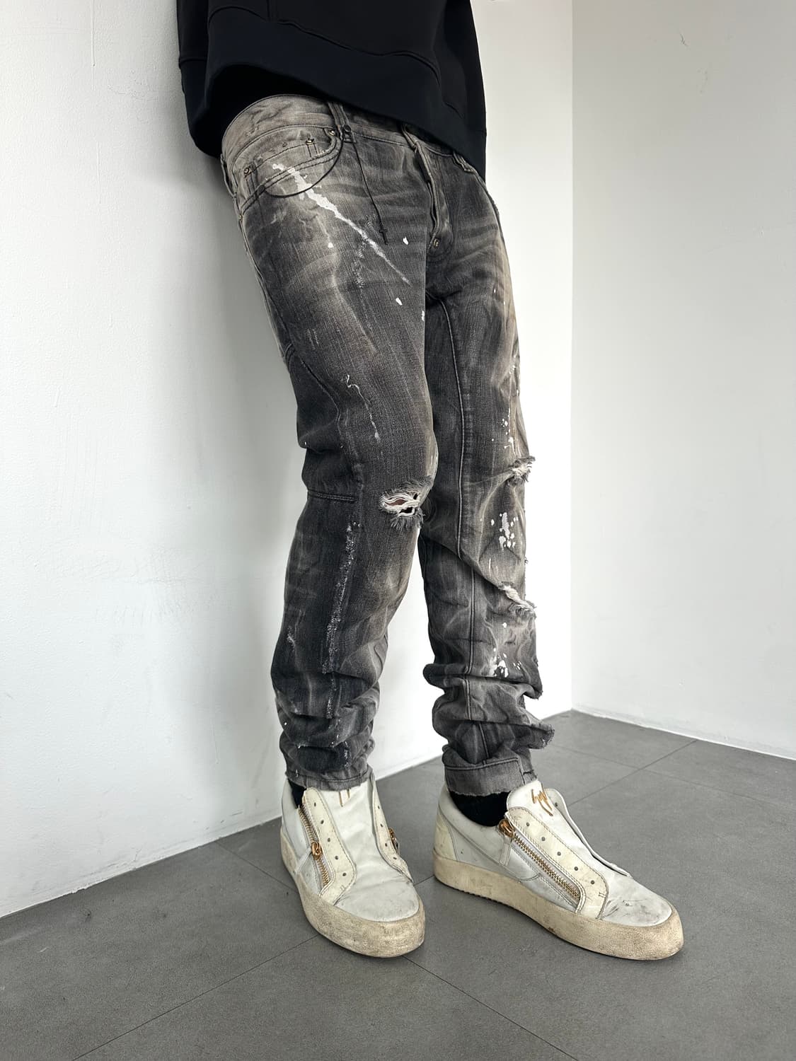 디스퀘어드 크로스 체인 아카이브 새깅진 상품이미지3