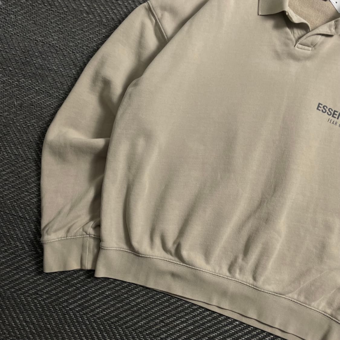 피어오브갓 에센셜 빅로고 박시핏 크림 롱 슬리브o 4142 상품이미지3