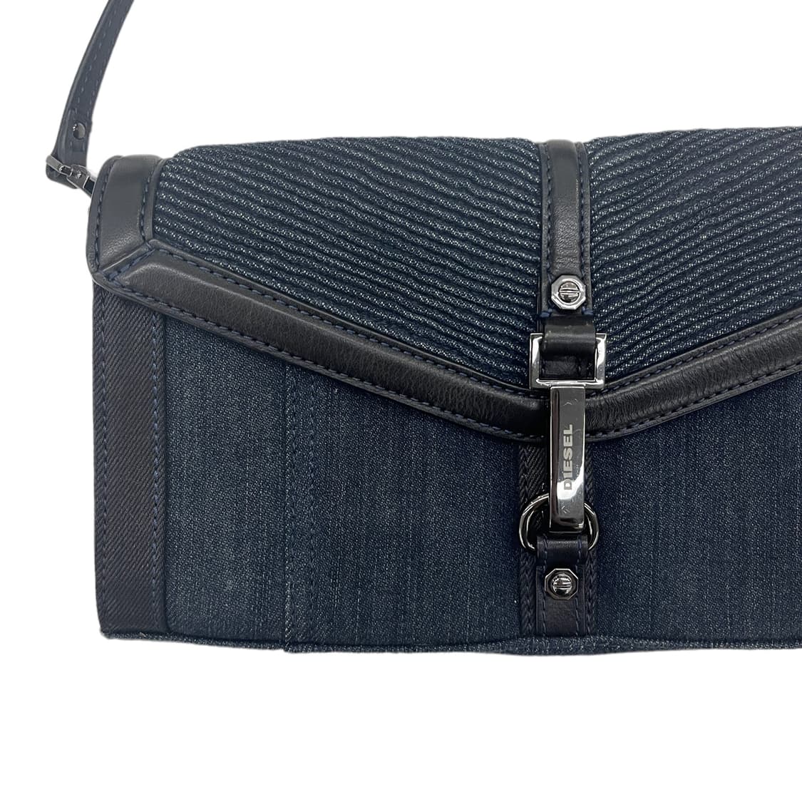 디젤 플리츠 데님 미니 숄더백 상품이미지4