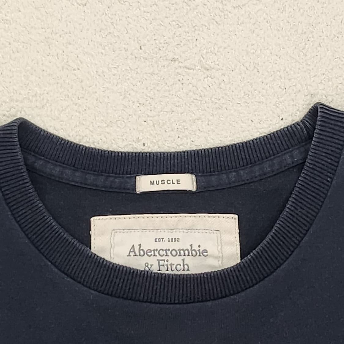 ABERCROMBIE & FITCH 네이비 롱슬리브 XXL 상품이미지4