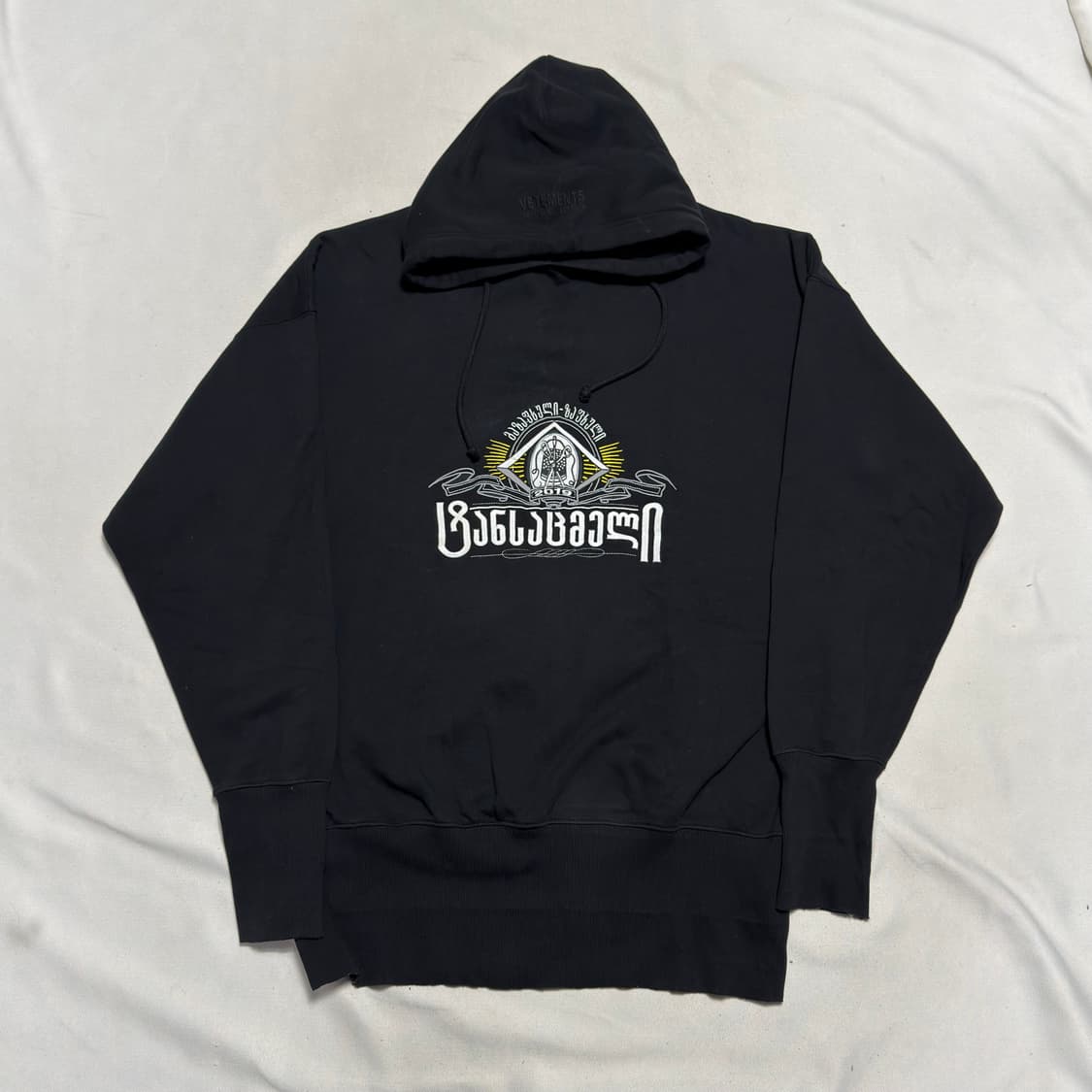 M 베트멍 19ss 시크릿 소사이어티 블랙 후드티 상품이미지2