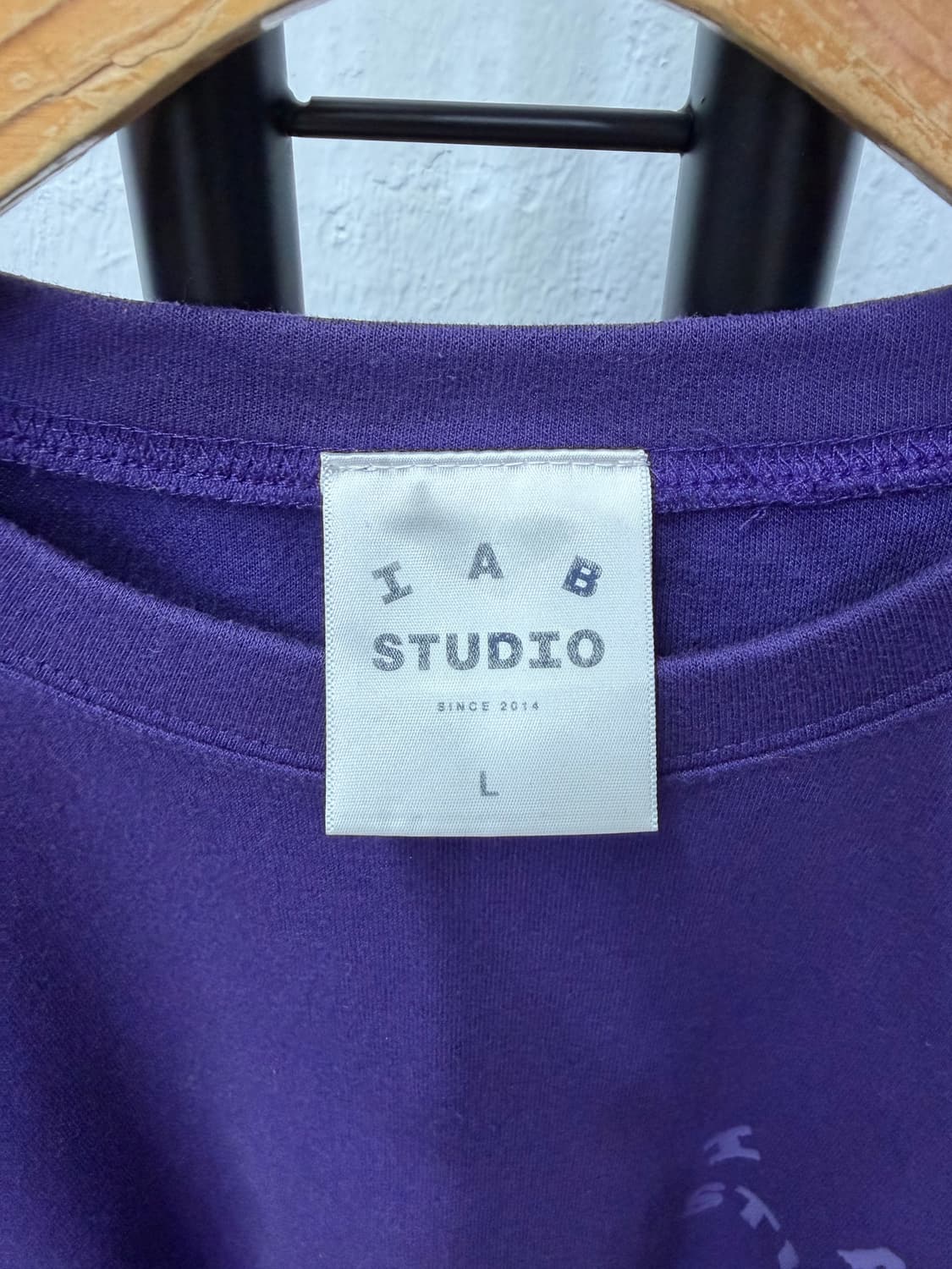 정품) 아이앱스튜디오 퍼플 스플래쉬드 롱슬리브 L 상품이미지6