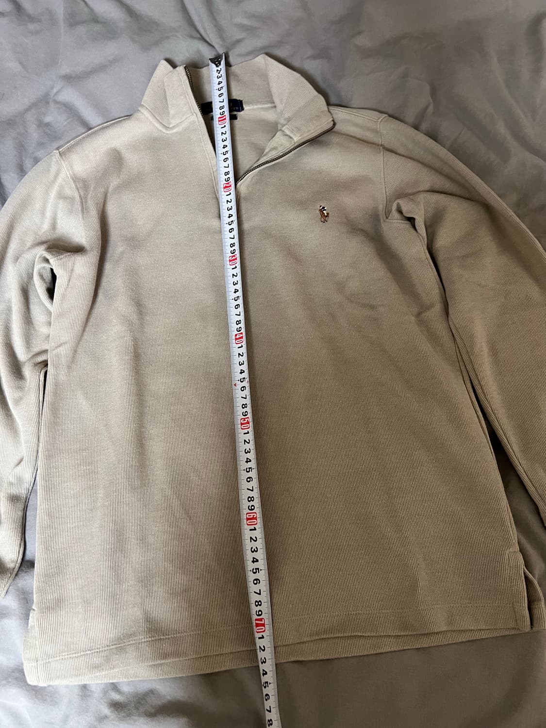 폴로 랄프로렌 베이지 집업니트 S 상품이미지6