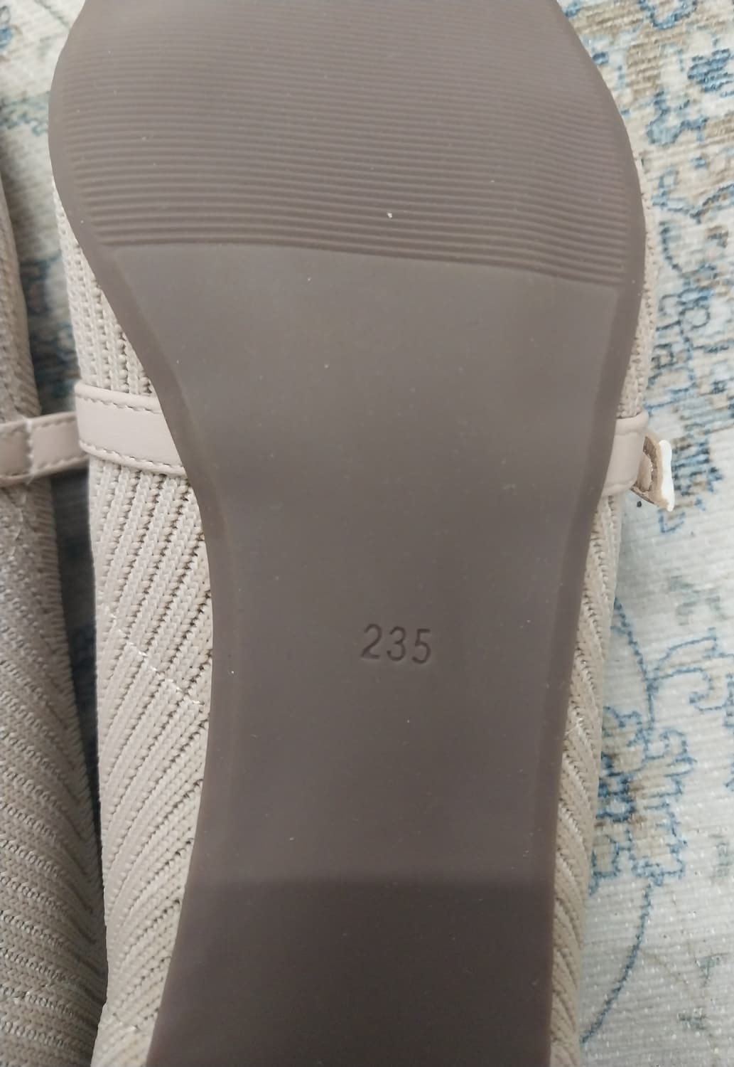 (새상품) 아가타 파리 베이지 플랫 메리제인 슈즈 235 상품이미지8