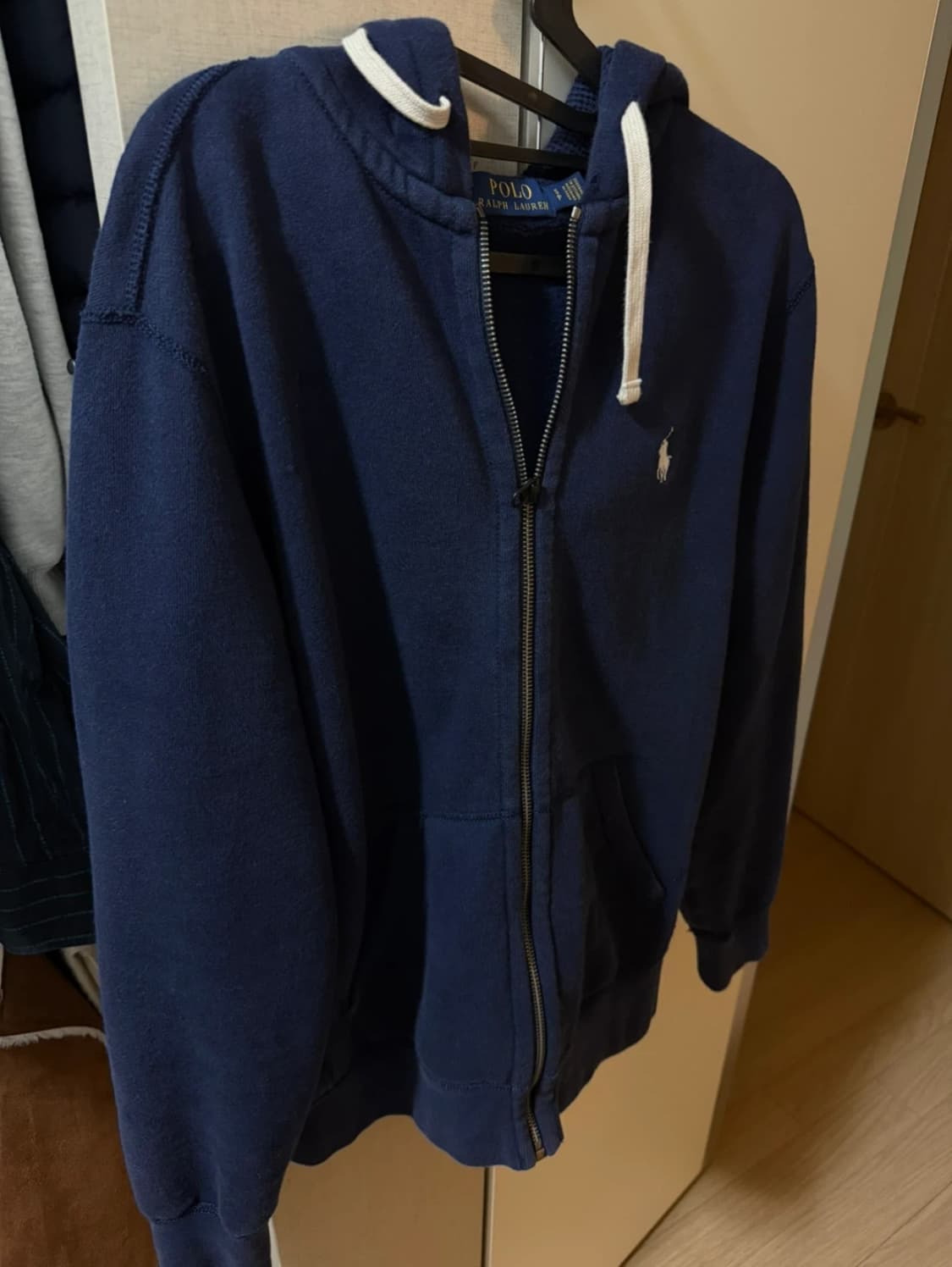 폴로 랄프로렌 네이비 후드집업 S 상품이미지1