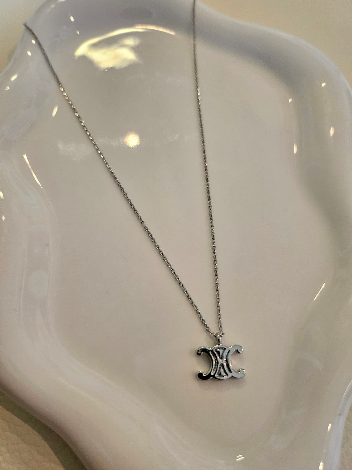 셀린느 업사이클링 은장 목걸이 상품이미지3