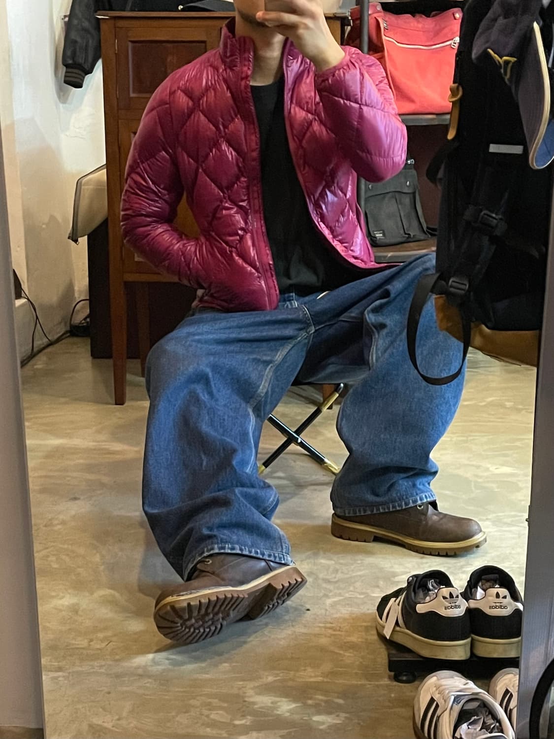 몽벨 PERTEX QUANTUM 다이아몬드 경량패딩 핑크 M 상품이미지1