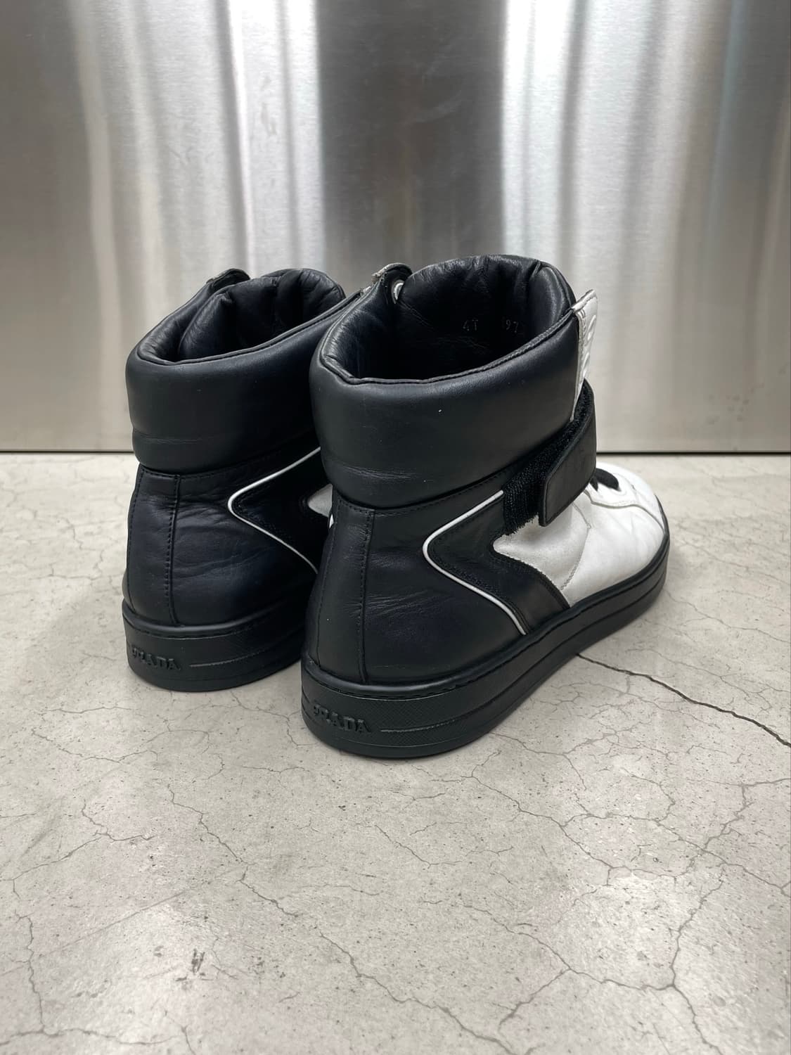 프라다 컬러 블락 하이탑  상품이미지4