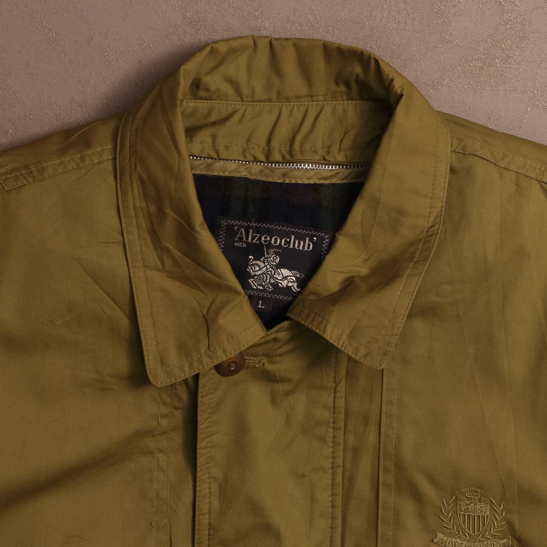 일본빈티지 나일론 블루종 봄버자켓 A1612 상품이미지2